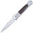 Нож Ganzo G707 cталь 440C рукоять Stainless steel/wood