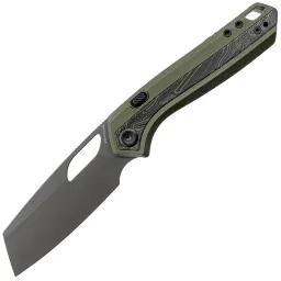 Нож Vosteed Kroc 329 destroyer grey сталь S35VN рукоять Olive Aluminum/Topo G10