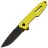 Нож Extrema Ratio Satre F Black сталь Nitrogen рукоять Yellow Aluminium