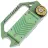 Мультитул Rike knife Hasp сталь Stainless Steel рукоять Green Titanium