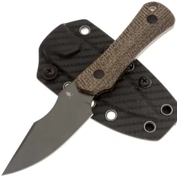 Нож Kizer Bone DLC сталь CPM-3V рукоять Brown Norplex UltreX Micarta