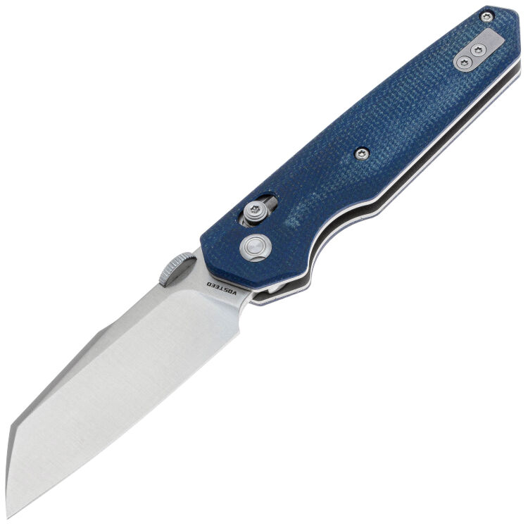 Нож Vosteed Talarurus satin сталь 14C28N рукоять Blue Micarta