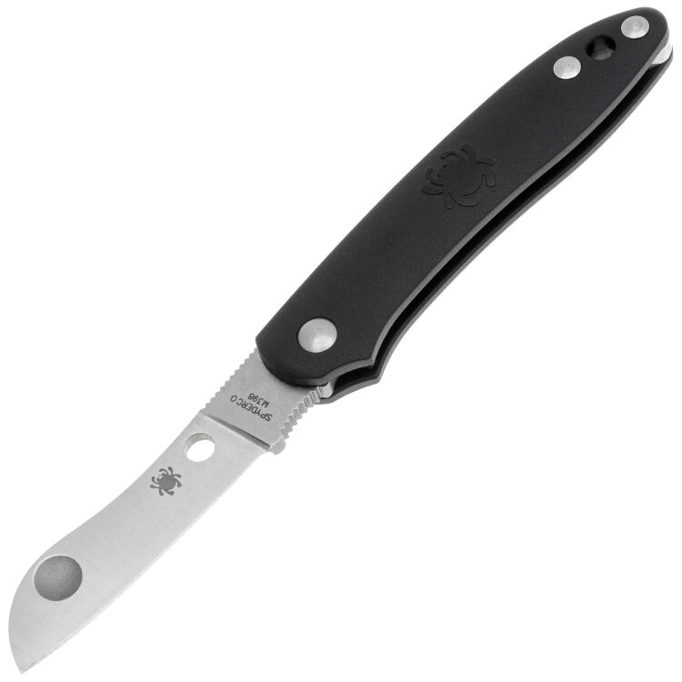 Нож Spyderco Roadie cталь M398 рукоять Black FRN (C189PBK)
