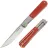 Нож Real Steel RB-7 Essential satin сталь 14C28N рукоять Steel/Red G10 (7891GR)