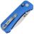 Нож WE Knife Banter 2 satin сталь S35VN рукоять Blue Aluminum (WE23075-1)