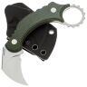 Нож Vosteed Dirty Girl stonewash сталь 14C28N рукоять Green Micarta