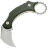 Нож Vosteed Dirty Girl stonewash сталь 14C28N рукоять Green Micarta
