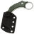 Нож Vosteed Dirty Girl stonewash сталь 14C28N рукоять Green Micarta