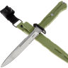 Нож Mr.Blade Leshiy serrated stonewash сталь AUS-8 рукоять OD Green Elastron
