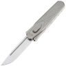 Нож Remette Swordfish Clip Point сталь M390 рукоять Sandblast Titanium/Colored CF (ZL101B3)