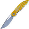 Нож Petrified Fish Nightingale сталь 14C28N рукоять Yellow G10