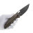 Нож Artisan Cutlery Satyr blackwash сталь S90V рукоять Brown Titanium