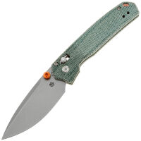 Нож Vosteed Mini Psyop beadblast stonewash сталь Elmax рукоять Teal Norplex UltreX Micarta