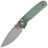 Нож Vosteed Mini Psyop beadblast stonewash сталь Elmax рукоять Teal Norplex UltreX Micarta
