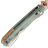 Нож Vosteed Mini Psyop beadblast stonewash сталь Elmax рукоять Teal Norplex UltreX Micarta