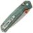 Нож Vosteed Mini Psyop beadblast stonewash сталь Elmax рукоять Teal Norplex UltreX Micarta