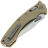 Нож Microtech Amphibian Ram-Lok stonewash сталь M390MK рукоять Tan G10 (137RL-10FLGTTA)