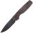 Нож Kizer Original blackwash сталь CPM-20CV рукоять Dark Matter Copper FatCarbon