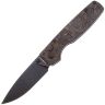 Нож Kizer Original blackwash сталь CPM-20CV рукоять Dark Matter Copper FatCarbon