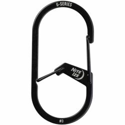 Карабин Nite Ize G-Biner #3 Dual Chamber Carabiner Black (GS3-01-R6)