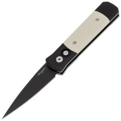 Нож Pro-Tech Godson DLC сталь 154CM рукоять Black Alu/Ivory Micarta (752)