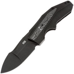 Нож WE Knife Coral blackwash сталь CPM-20CV рукоять Black Titanium/Aluminum Foil CF (WE24044-1)