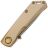 Нож Real Steel Luna ECO сталь K110 рукоять Gold Stainless Steel (7085)