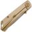 Нож Real Steel Luna ECO сталь K110 рукоять Gold Stainless Steel (7085)