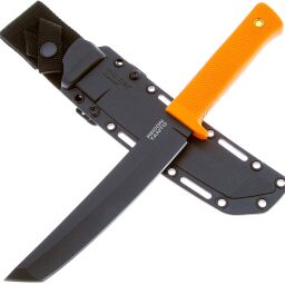 Нож Cold Steel Recon Tanto сталь SK-5 рукоять Orange Kray-Ex (49LRTORBK)