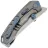 Нож Maxace BlackLight-02 сталь M390 рукоять Beadblast/Blue Titanium