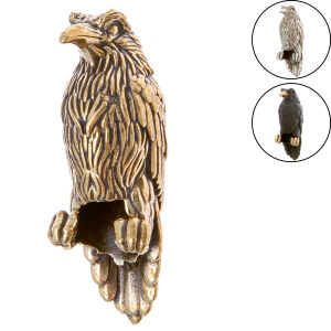 Бусина темлячная Black Raven Ворон (Bronze) (BR-043)
