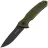 Нож Mr.Blade Hellcat Mini blackwash сталь S35VN рукоять Olive G10