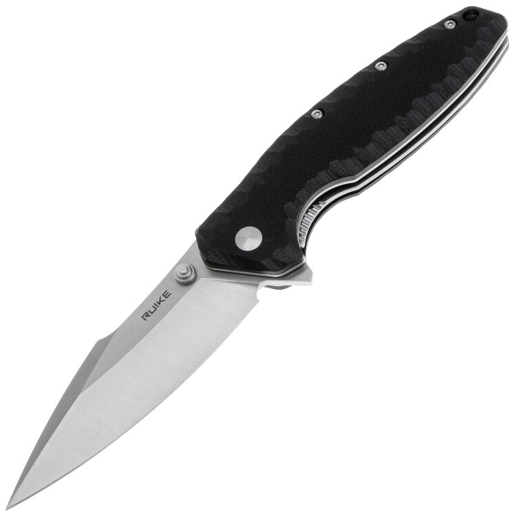 Нож Ruike P843-B сталь 12C27 рукоять Black G10