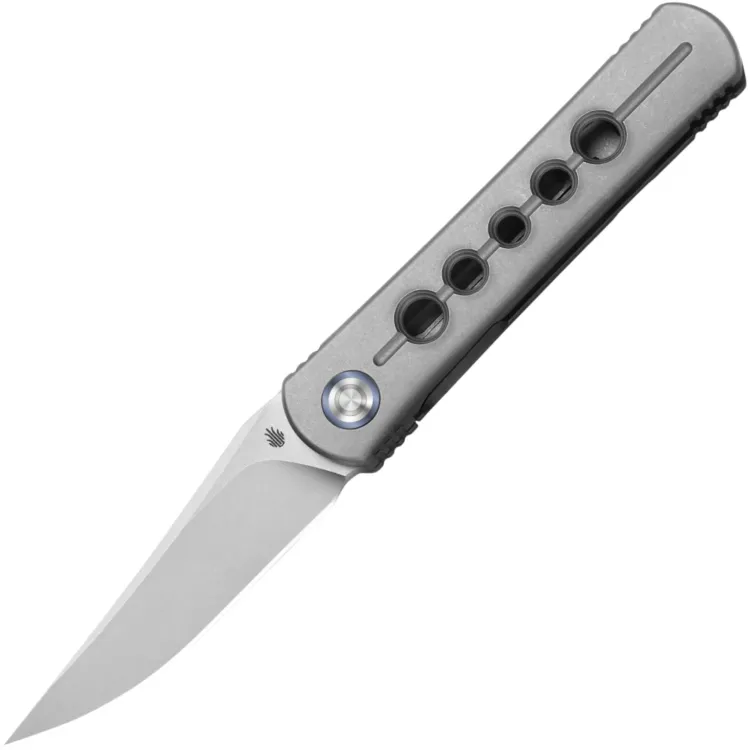 Нож Kizer Feist 2 Clip Point stonewash сталь M390 рукоять Titanium