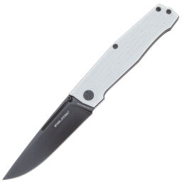 Нож Real Steel Rokot сталь N690 black рукоять White G10 (7641M)