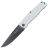 Нож Real Steel Rokot сталь N690 black рукоять White G10 (7641M)