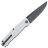 Нож Real Steel Rokot сталь N690 black рукоять White G10 (7641M)