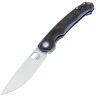 Нож MKM Eclipse сталь MagnaCut рукоять Blue Titanium/Carbon Fiber (EL-BLCF)