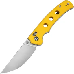 Нож CIVIVI Noctis satin сталь Nitro-V рукоять Yellow G10 (C24020C-2)