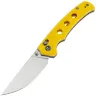 Нож CIVIVI Noctis satin сталь Nitro-V рукоять Yellow G10 (C24020C-2)