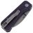 Нож CIVIVI Baby Banter Wharncliffe stonewash сталь Nitro-V рукоять Purple Canvas Micarta