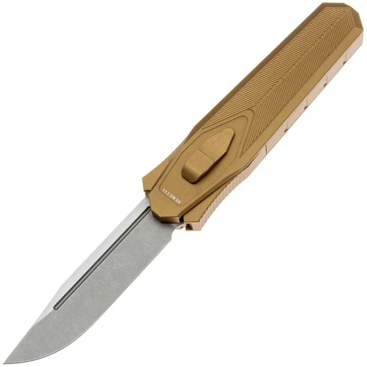 Нож Remette Swordfish Clip Point сталь S35VN рукоять Bronze Aluminium/Marble CF (ZL103D10)