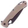 Нож Daggerr Arrow Flipper Black сталь D2 рукоять Tan G10