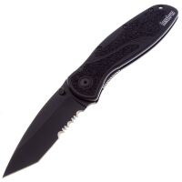 Нож Kershaw Blur Tactical Tanto Blackwash сталь 14C28N рукоять Black Alu/Trac-Tec (1670TBLKST)