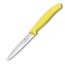 Нож кухонный Victorinox серрейтор для резки желтый (6.7736.L8)