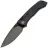 Нож Remette Steed DLC сталь M390 рукоять Black Titanium/Black-Blue Carbon Fiber (RTWS-BL)