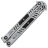 Нож-бабочка Reptilian Стикс-02 сталь D2 рукоять Steel/Black aluminium