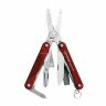 Мультитул-брелок Leatherman Squirt ES4 красный