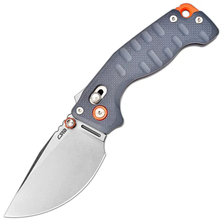 Нож CJRB Doubletap stonewash сталь D2 рукоять Blue G10