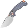 Нож CJRB Doubletap stonewash сталь D2 рукоять Blue G10